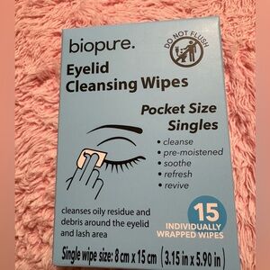 Blue Eyelid Cleansing Wipes